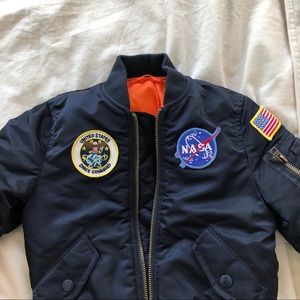 Toddler Alpha Indistries NASA Bomber Jacket